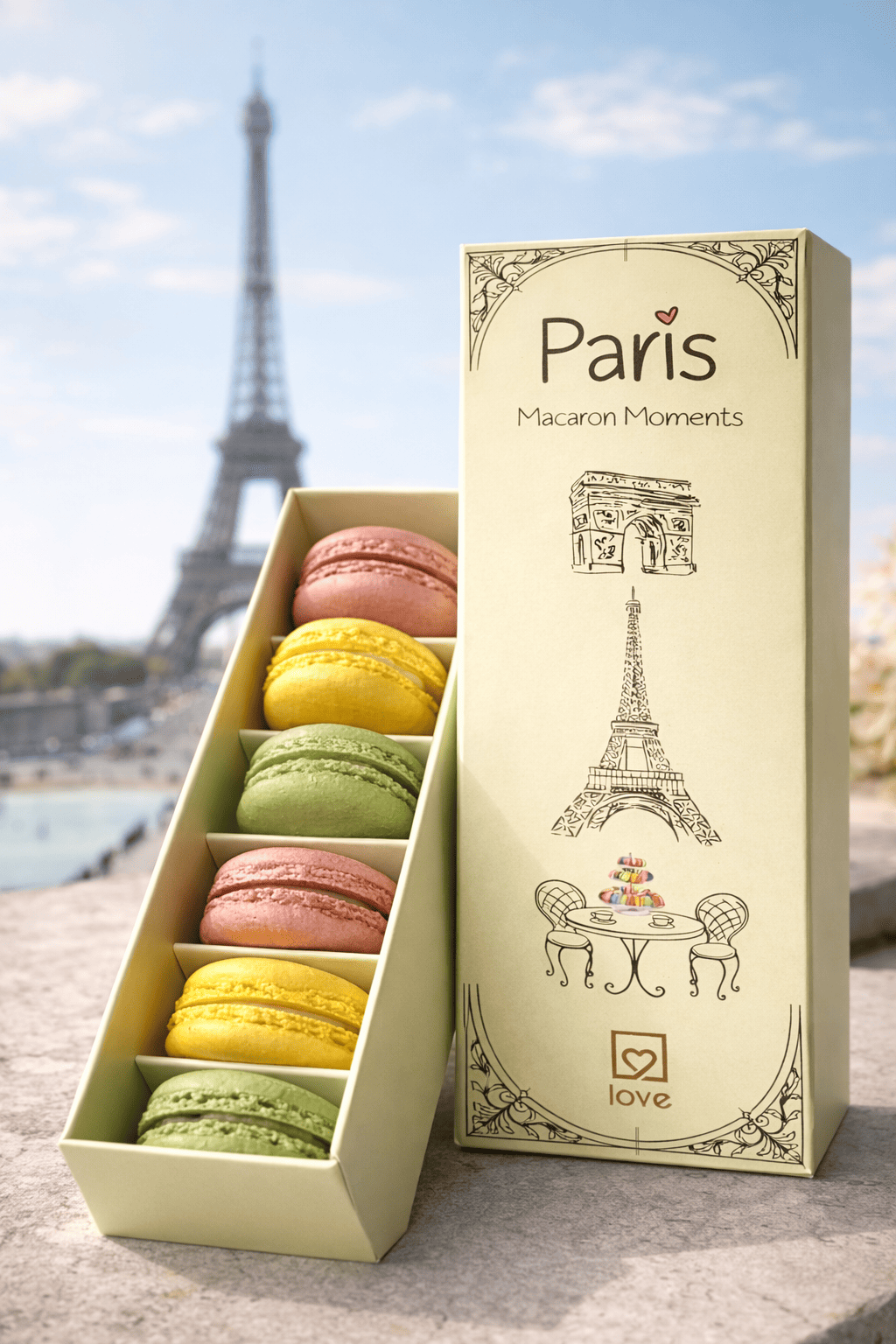 lovebox macaron